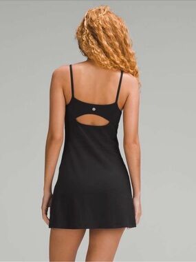 LULULEMON Align Cami Strap Dress Black Size 6